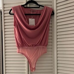 NWT - Sleek Pink Bodysuit